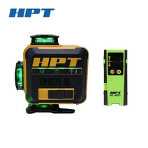 HPT 4D 미니 그린레이저 레벨기 수광기 세트 HL-4MG 레이져, 1개