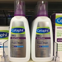 Cetaphil Acne Foaming Wash 세타필 아크네 포밍워시 236mlx2팩, 1개