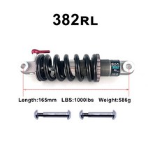 제이지 자전거쇼바포크 KS EXA form 382RL 산악 자전거 스쿠터 쇼크 업소버 150/165/190mm 댐핑 MTB 리어, 382RL-165mm-1500lbs+CN
