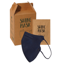 샤인마스크 숨쉬기편한 얇은 새부리형, 개별포장(30매), 네이비