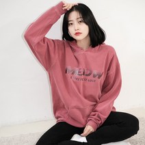 스트릿캣러브 후드티 박스 오버 루즈핏 커플 남녀공용 기모 긴팔 로고 티셔츠 여자 남자 3XL