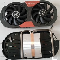 컬러풀 그래픽 비디오 카드 1 세트 쿨러 GTX1050ti, 한개옵션0
