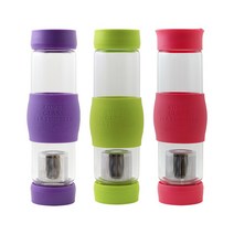 애드웰하우스 강화내열유리 차거름망 티텀블러 550ml, 핑크(분홍), 1개