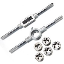 손상된 볼트 너트 나사산 제작 가공 핸드탭 탭다이스 12pcs 세트