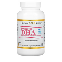 California Gold Nutrition 임신부 및 수유부를 위한 프리네이탈 DHA 450mg 소프트젤 60정, 1개