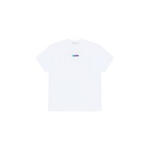 [오프화이트 키즈] [OFF WHITE] 남성 그래픽 애로우 프린팅 반팔티 화이트 QOF2
