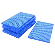 방습 팔레트 조립식 맞춤 빠레뜨 창고 바닥 매트 매쉬, 파란색 둥근 구멍 300X300X50