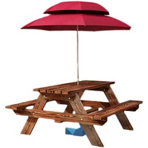 원두막 정자 커피숍 매점 편의점 야외 흡연실 옥상, 150cm (라이트 브라운)