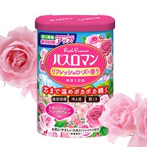 2022년 신제품 바스로망 입욕제600g 19종류 밀크프로틴 히노끼 산림욕 시어버터히알루론산 유칼립튜스라벤더 빠른출고, 08릴렉스장미600g