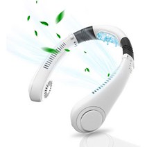 Air Conditioner Fan Hands Free Bladeless Neck Fan Personal Air Conditioners Semiconductor Cooling, 1개