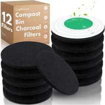 퇴비 빈 주방 카운터 쓰레기통 뚜껑이있는 조리대 통 부엌 용 실내 음식물 스크랩, 숯 필터만