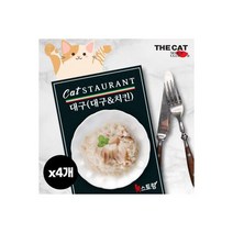 더캣 외식시리즈 캣스토랑 대구(치킨대구) 80gx4개