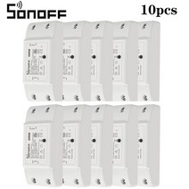 Sonoff-베이직 R2 와이파이 DIY 스마트 스위치 모듈 EWeLink 앱을 통한 원격 제어 홈 오토메이션 알렉사 구, 06 10pcs