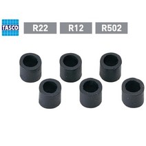 타스코(TASCO) R-22용(구냉매용) 충전호스 고무패킹(오링) TA136P, 5봉