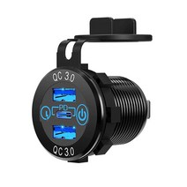 KDsafe 고속충전 매립형 시거잭 USB충전기 단자 6번 QC3.0x2 PD 시거소켓, 일반형 액티브밸런스 4S