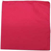 Mechaly 단색 100 면 반다나 - 3팩 528336, Hot Pink