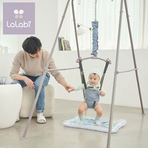 라라비 스윙점퍼 그네변신 점퍼루 아기그네 유아 쏘서, 05.도어설치형 점퍼루_클래식블루