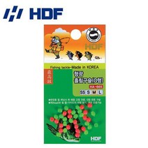 FL/해동 HA-665 형광흘림구슬 (O형) 낚시구슬, SS