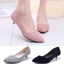 QTO902717펌프스 스웨이드 P219S [HH]여성구두 로우힐