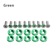 전동킥보드 호환 부품 스쿠터 패스너 나사 핸들 바 Dualtron 1 2 3 Thunder Eagel Ultra Zero 9 자동차 장식 10 개, 5.Green