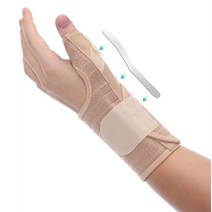 보호대 엄지손가락 실리콘손목 새끼손가락 손가락깁스 건초염 손가락밴드 손가락부목 리스트랩 검지손가락 엄지손목 손목반깁스 쉬크스트랩 실리콘 핑거스프린트 골프손목 스포츠, 베이지색 왼쪽, 한 사이즈