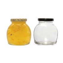[유리병] 타원유리병270 1개 270ml, 금색마개