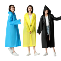 1+1 커플 등산용 코트식 우의 여름용 운동용 자전거용 농사용 골프용 형광색 농업용 군인 경찰 캐디 비옷 주니어 어른 농사 우비 등산용 판초우의 장교용 배달용 해군 공군 공병, 블루, 옐로우