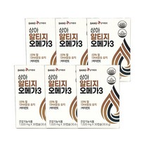상아제약 RTG 초임계알티지오메가3 오메가3효능 임산부오메가3 식물성오메가3 180캡슐 6개월분
