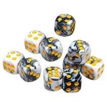 보드게임 6 면 주사위 세트 파티 장난감 RPG 역할 놀이 테이, WHITE
