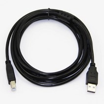 미디컨트롤러 휴대용 마스터키보드 악기용 6 피트 USB B MIDI 케이블 USB 2.0 유형 A-타입 B 프린터 케이, 01 Black_02 3m