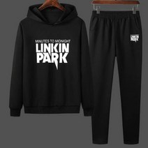 가바바 남성 겨울 기모트레이닝복세트 귀엽고 시크한 스타일 레터링 프린팅 후드 투피스 긴팔트레이닝복세트 G40993