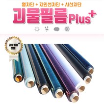 괴물필름 Plus 업그레이드 방한용 창문단열필름, 10m:반투명화이트