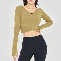 뮤즈마인 - 와이드 브리제 커버업 슬리브 카키 요가복 필라테스 상의 커버업 헬스 테니스 홈트 발레 폴웨어 크롭 여리핏, M, 핑크