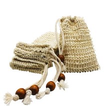 자연 Sisal 대마 SoapBag 물집 라미 메쉬 비누 보관 가방 거품 제조기 더블 레이어 그물 가방 거품 쉬운 거품 비누 홀더, 20PC, 20PC