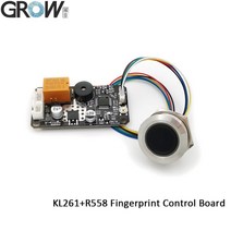 KL261 지문 제어 보드 모듈 DC5.5-15V 저전력 소비 릴레이 출력 액세스 관리자/사용자 기능, kl261 r558, 01 As shown
