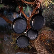 아베나키 아베나키 티플 백패킹프라이팬 - 티타늄코팅 초경량 프라이팬, 티플 프라이팬 16, 1개