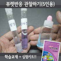 뷰렛반응관찰하기(5인용재료+교재5권), 단품