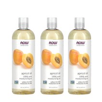 NOW Foods 나우푸드 애프리콧오일 살구 오일 473ml x3병