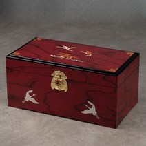 고급 상감 운학 2구 고가구 박스 1.2kg 선물포장 경옥고 꿀단지
