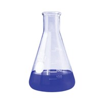 넓은바닥 안정적인 삼각비이커 과학실 실험기구 도구 반응 실기 연구실 학교, 250ml
