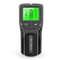 관로탐지기 누수탐지기 배관내시경 관 탐지기 5in 1 LCD 스터드 파인더 파이프 센서 감지기 전문 금속 와이, 01 Black
