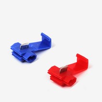 DIY 스카치락 배선연결 커넥터 10개 1세트 블루 레드, 레드 10개 1세트