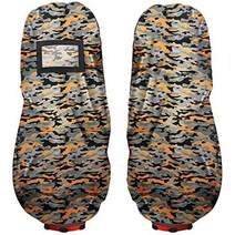 pykes peak 초경량 120g 12 색 골프 트래블 커버 9.5 형 48 인치까지 대응 골프 백 캐디 백 커버, 오리 오렌지