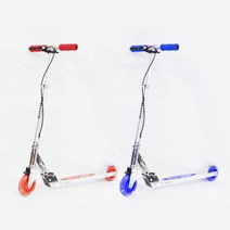 접이식 높낮이 LED 킥보드 선물 아동퀵보드 10살킥보드 싱싱카, 블루