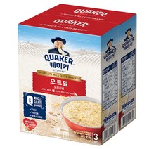 퀘이커 오트밀 오리지널, 90g, 2개