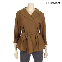 씨씨콜렉트 벨티드 셔츠형 블라우스 C203MSC004 CA1