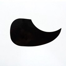 Musiclily Oversize Teardrop Acoustic Guitar Self-adhesive Pickguard for Martin D28 Style guitar Bla, 1