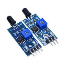 연기감지 누수감지 화재감지 소방lm393 34 핀 ir 화염 감지 센서 모듈 화재 감지기 arduino diy 키트용 적외선 수신기 모듈, 4핀