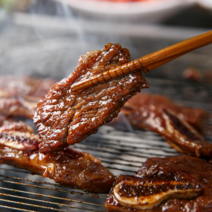 미국산 양념LA갈비 500g/2개 실속 양념갈비 왕갈비 이동갈비, 미국산 양념LA갈비 500g/3개