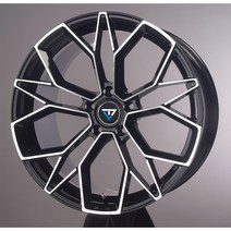 PCD112 18인치 아테온 칸 VLF05 블랙머쉰페이스 경량휠(만도4P+3mm가능)